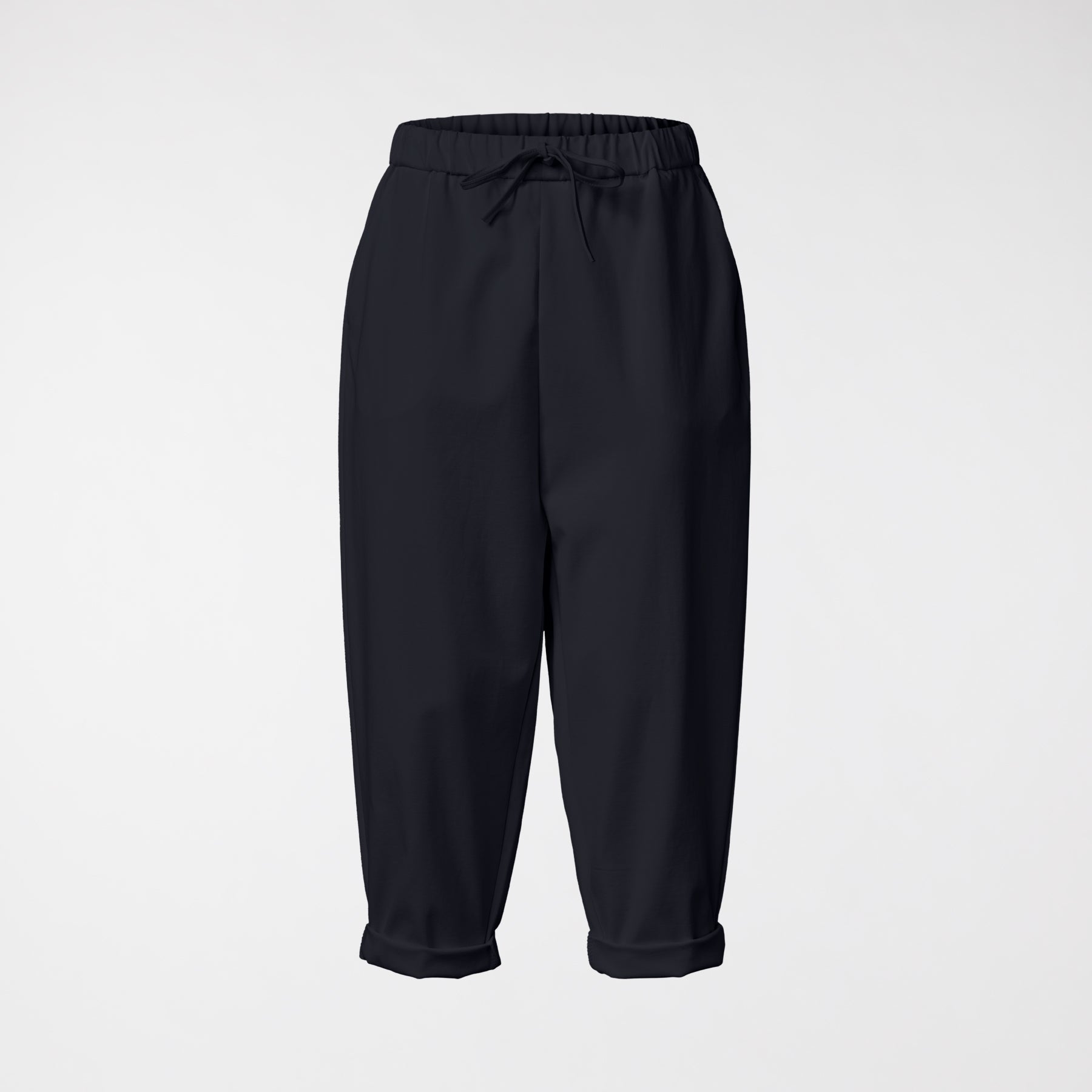 PANTALONES BAGGY EN PUNTO MILANO