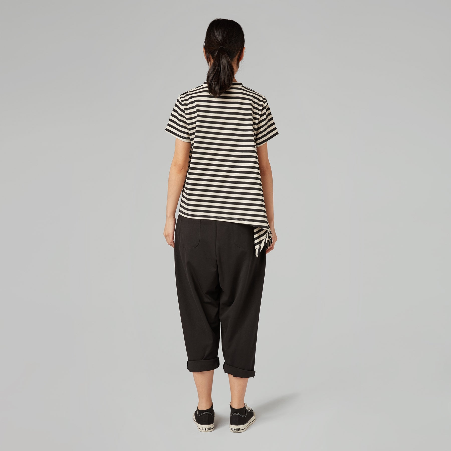 PANTALONES BAGGY EN PUNTO MILANO