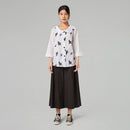 SHIRT WITH LEAVES EMBROIDERY
