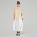 BLOUSE WITH TEARDROP CLOSURE ON THE BACK