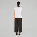 SLEEVELESS T-SHIRT IN JERSEY COTTON FABRIC