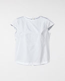 BLOUSE WITH TEARDROP CLOSURE ON THE BACK