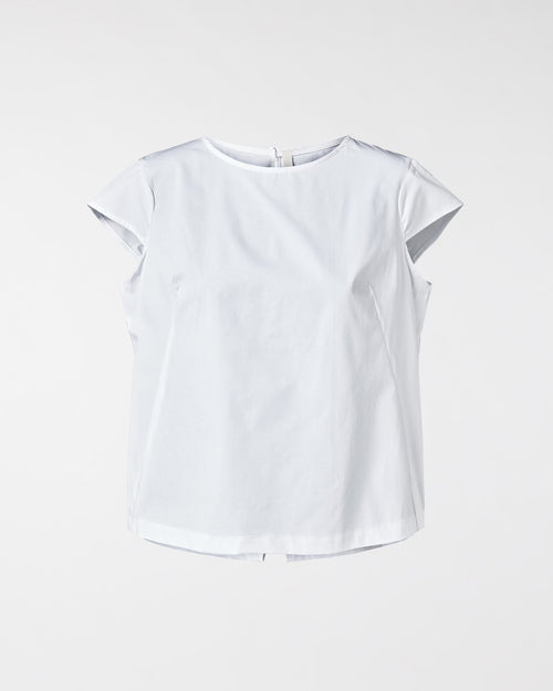 BLOUSE WITH TEARDROP CLOSURE ON THE BACK