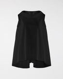SLEEVELESS BLOUSE WITH BOAT NECKLINE