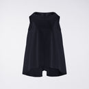 SLEEVELESS BLOUSE WITH BOAT NECKLINE