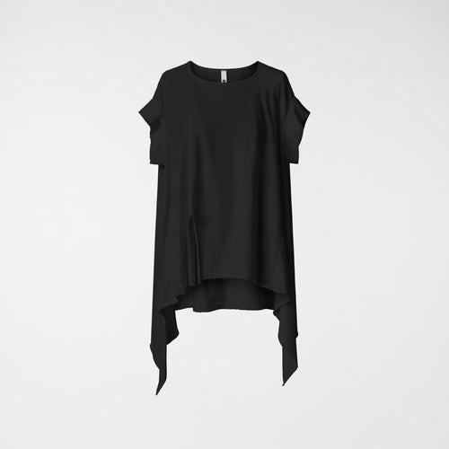T-SHIRT POINTU SUR LES CÔTÉS