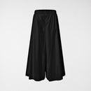 FLARED LINE TROUSERS IN POPLIN COTTON FABRIC