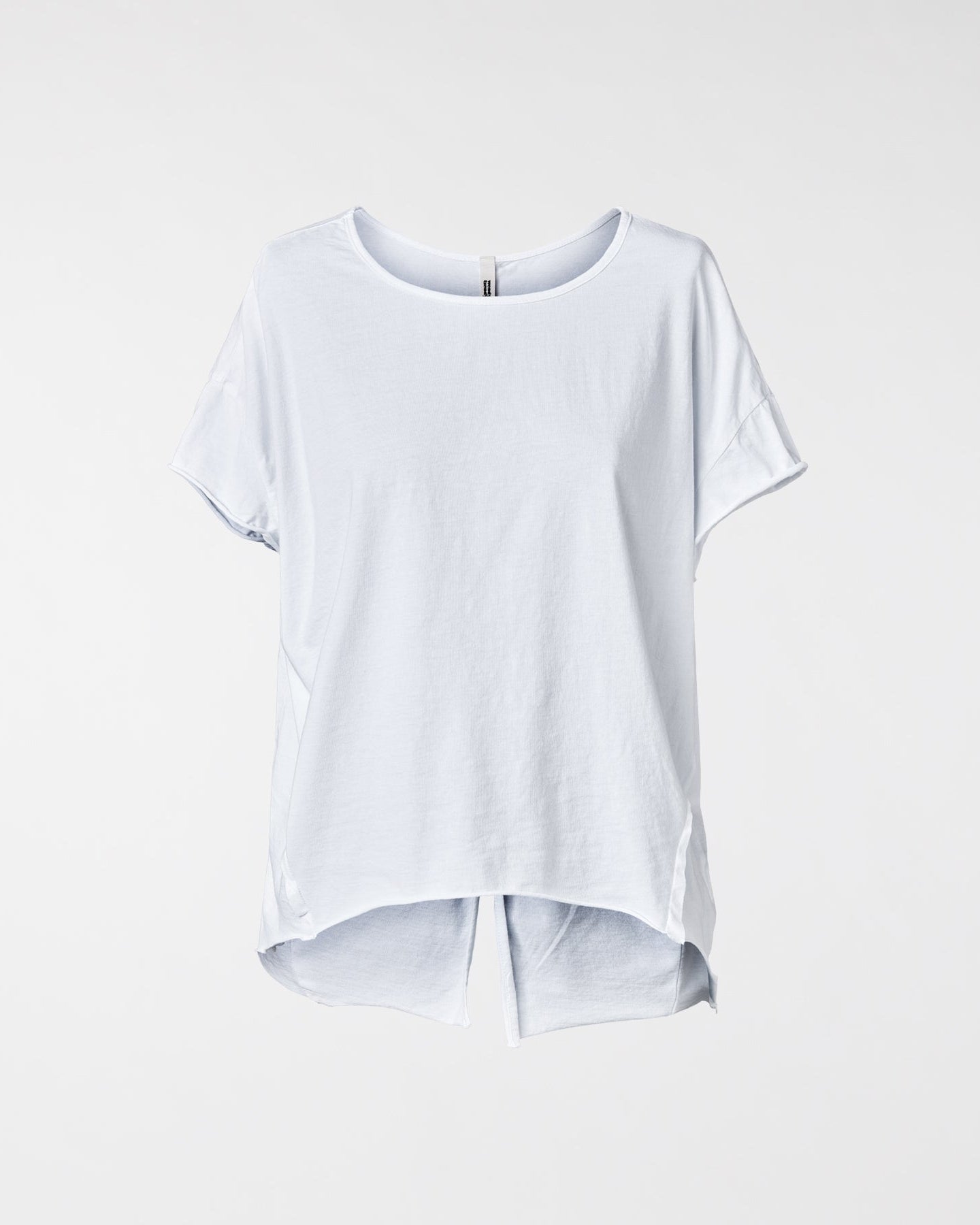 T-SHIRT EN MAILLOT AVEC FENTE AU DOS