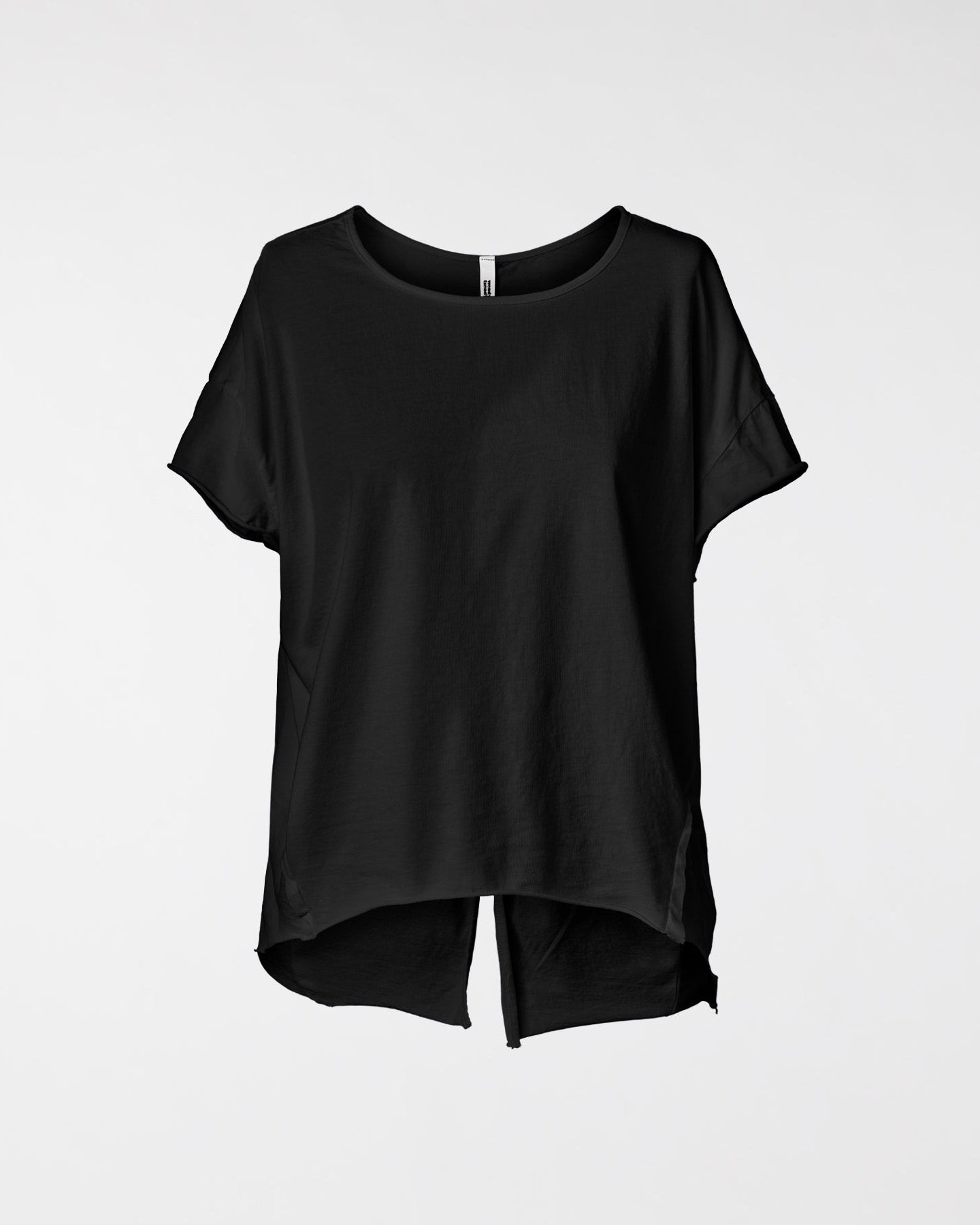 T-SHIRT EN MAILLOT AVEC FENTE AU DOS