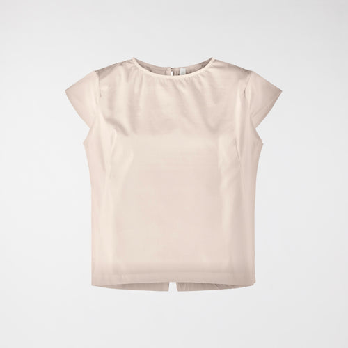 BLOUSE WITH TEARDROP CLOSURE ON THE BACK