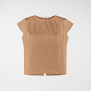 BLOUSE WITH TEARDROP CLOSURE ON THE BACK