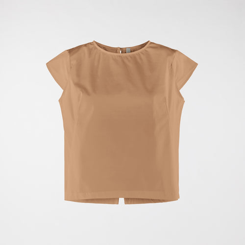 BLOUSE WITH TEARDROP CLOSURE ON THE BACK