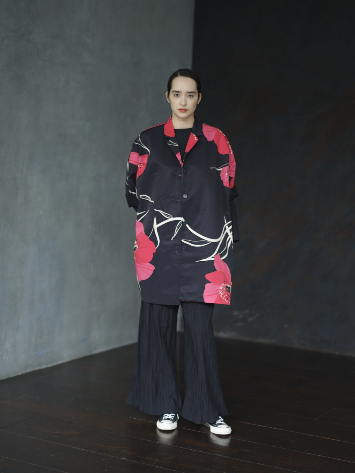 KURTKA KIMONO Z MAKIEM