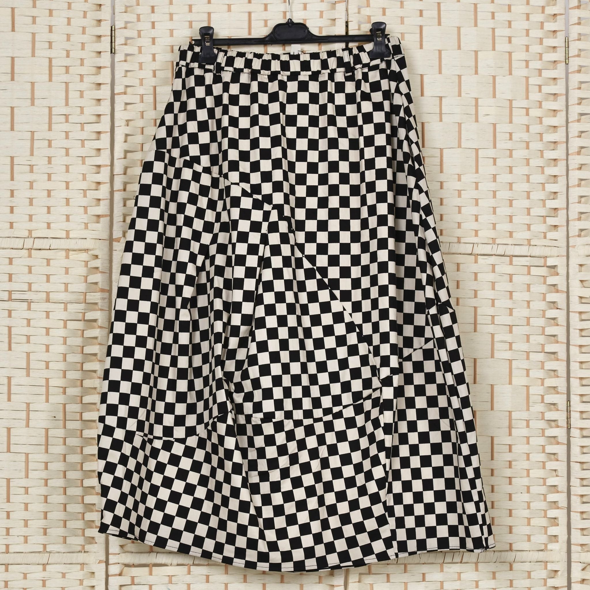 CHECKED SKIRT