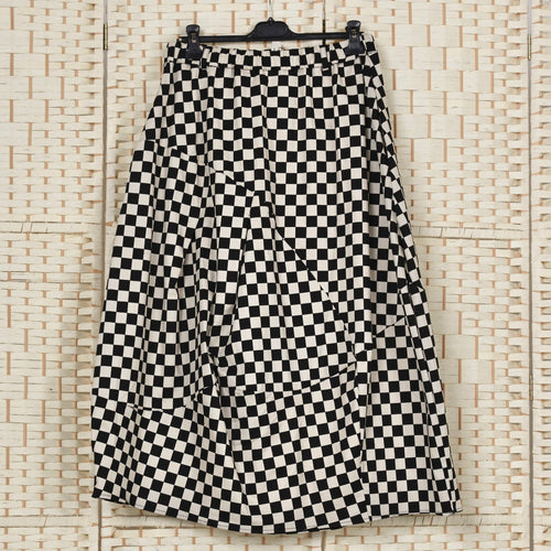CHECKED SKIRT