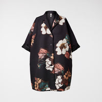 CHAQUETA KIMONO OVER CON FLORES