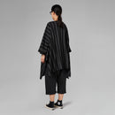 LONG T-SHIRT IN STRIPED FABRIC