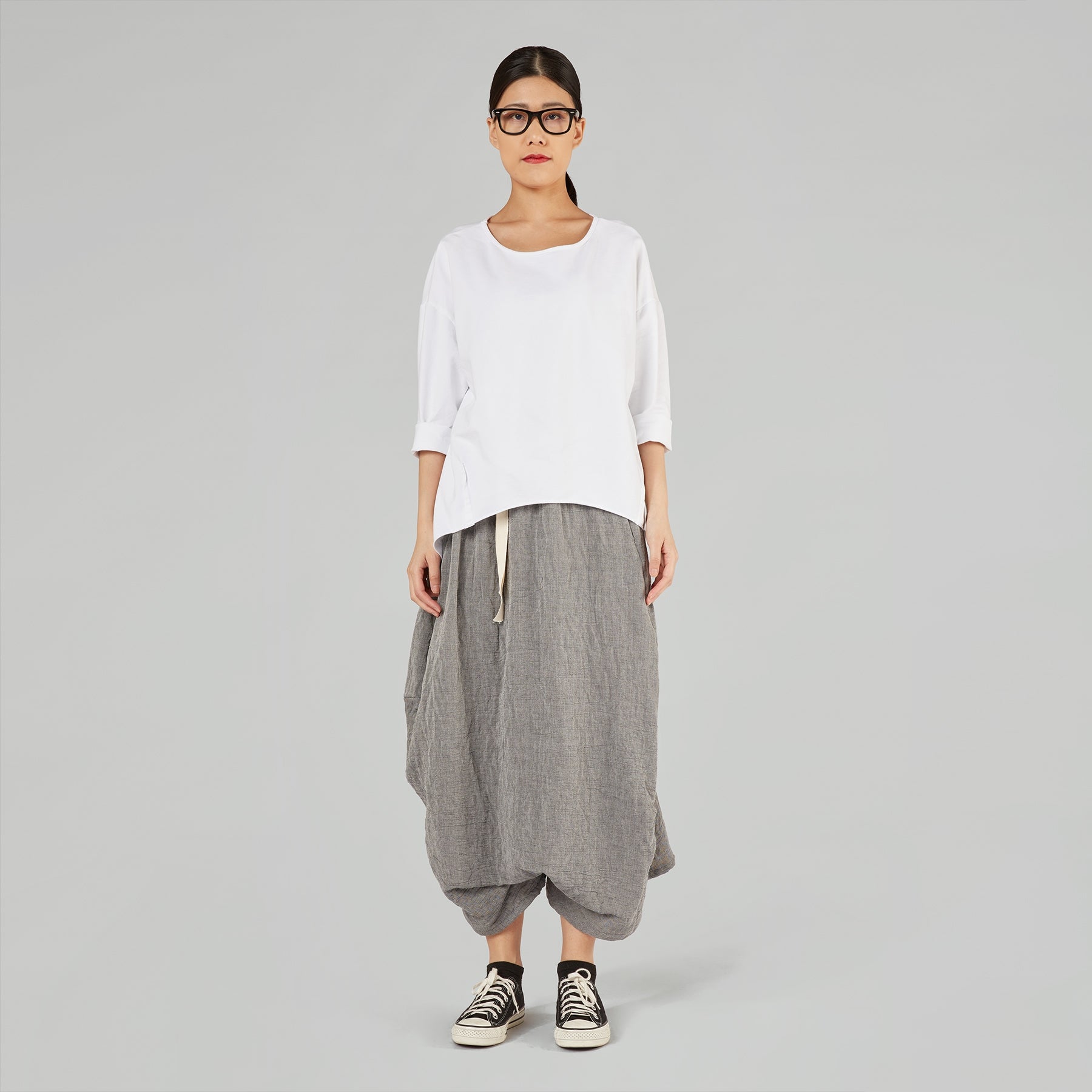 SWEATSHIRT WITH BACK SPLIT