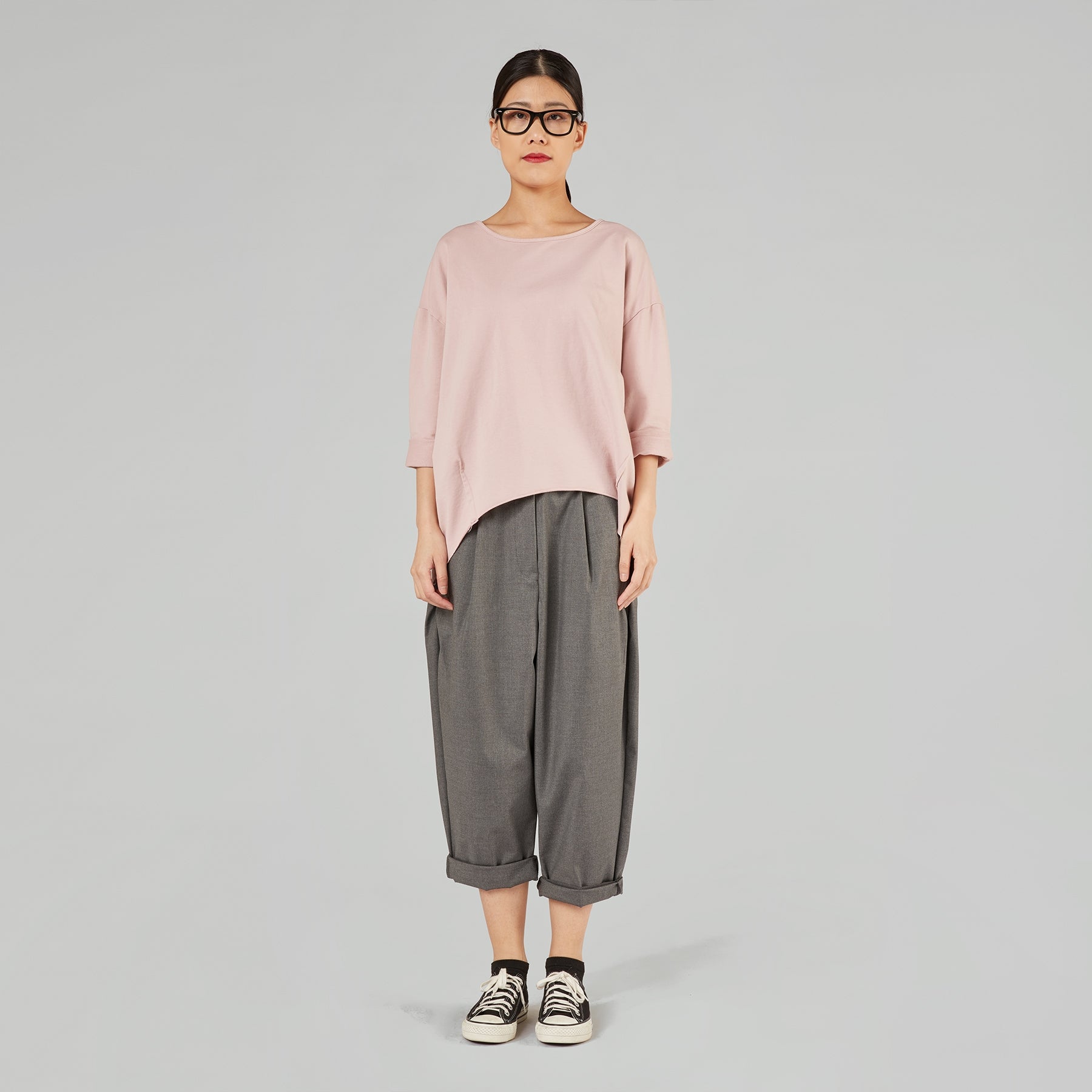 SWEATSHIRT WITH BACK SPLIT