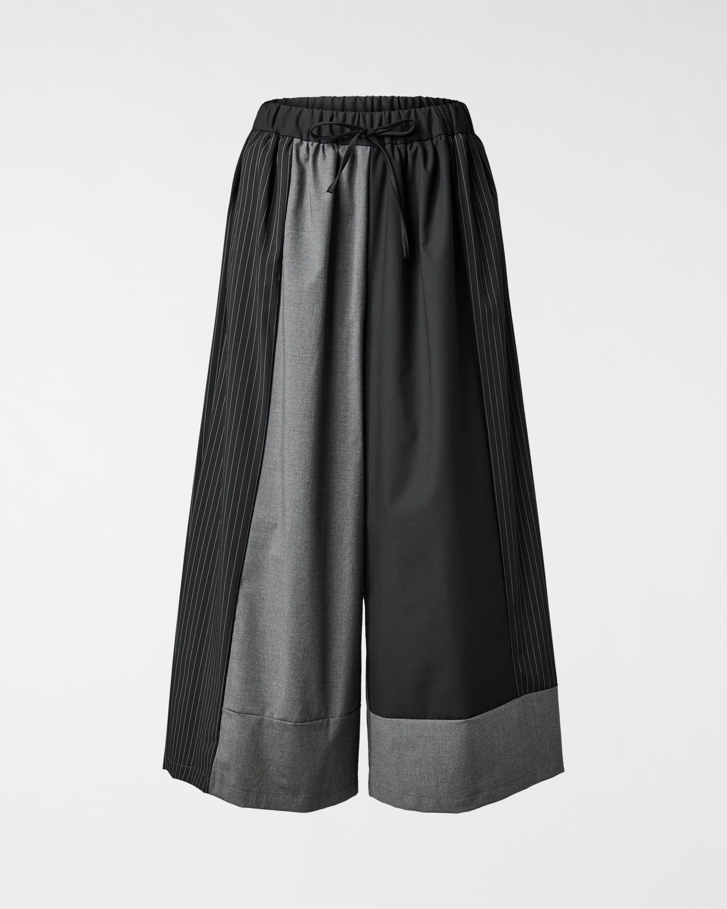 FLARED PATCHWORK TROUSERS