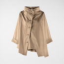 COTTON JACKET/SHIRT WITH ASYMMETRIC BUTTONING