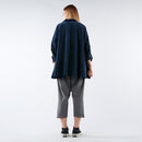 FLARED VELVETY COTTON JACKET