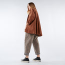 FLARED VELVETY COTTON JACKET