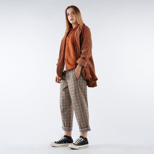 FLARED VELVETY COTTON JACKET