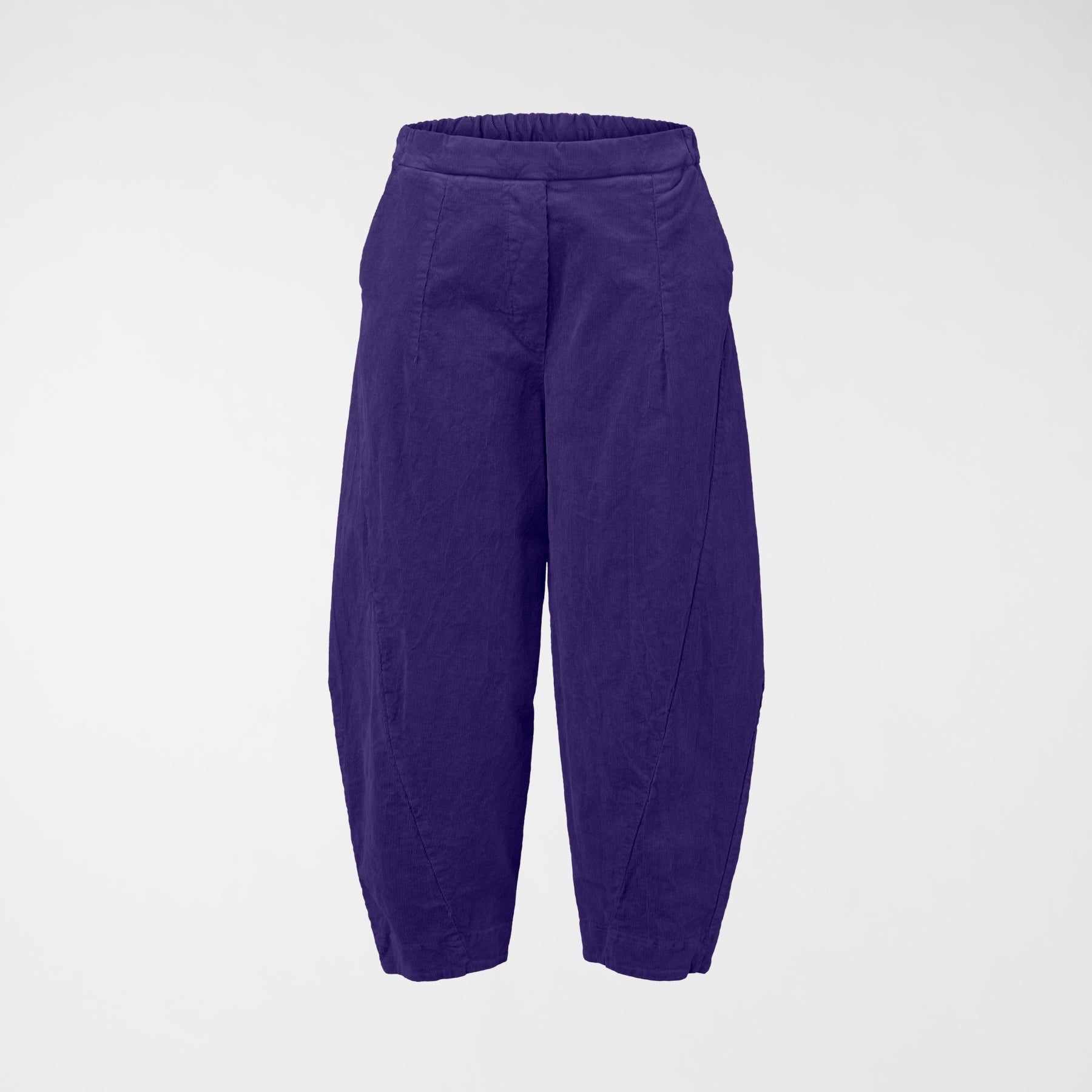 PANTALONES BAGGY DE PANA CON COSTILLAS