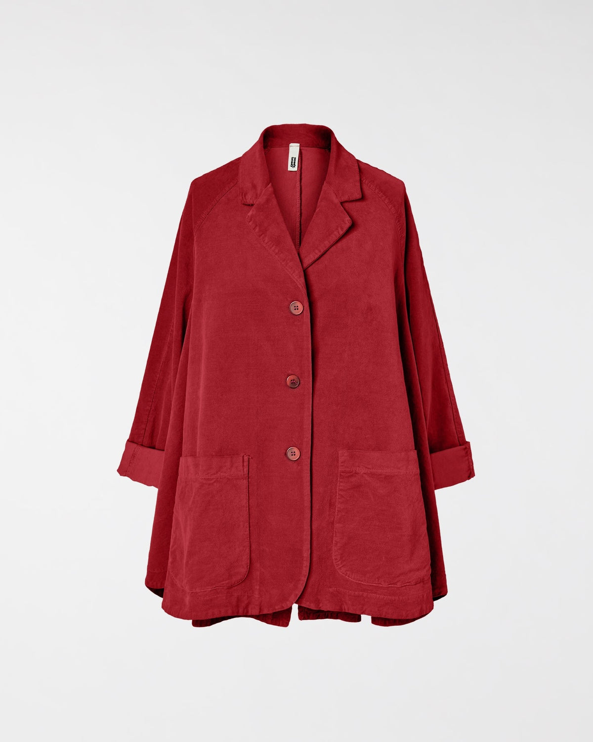 FLARED VELVETY COTTON JACKET