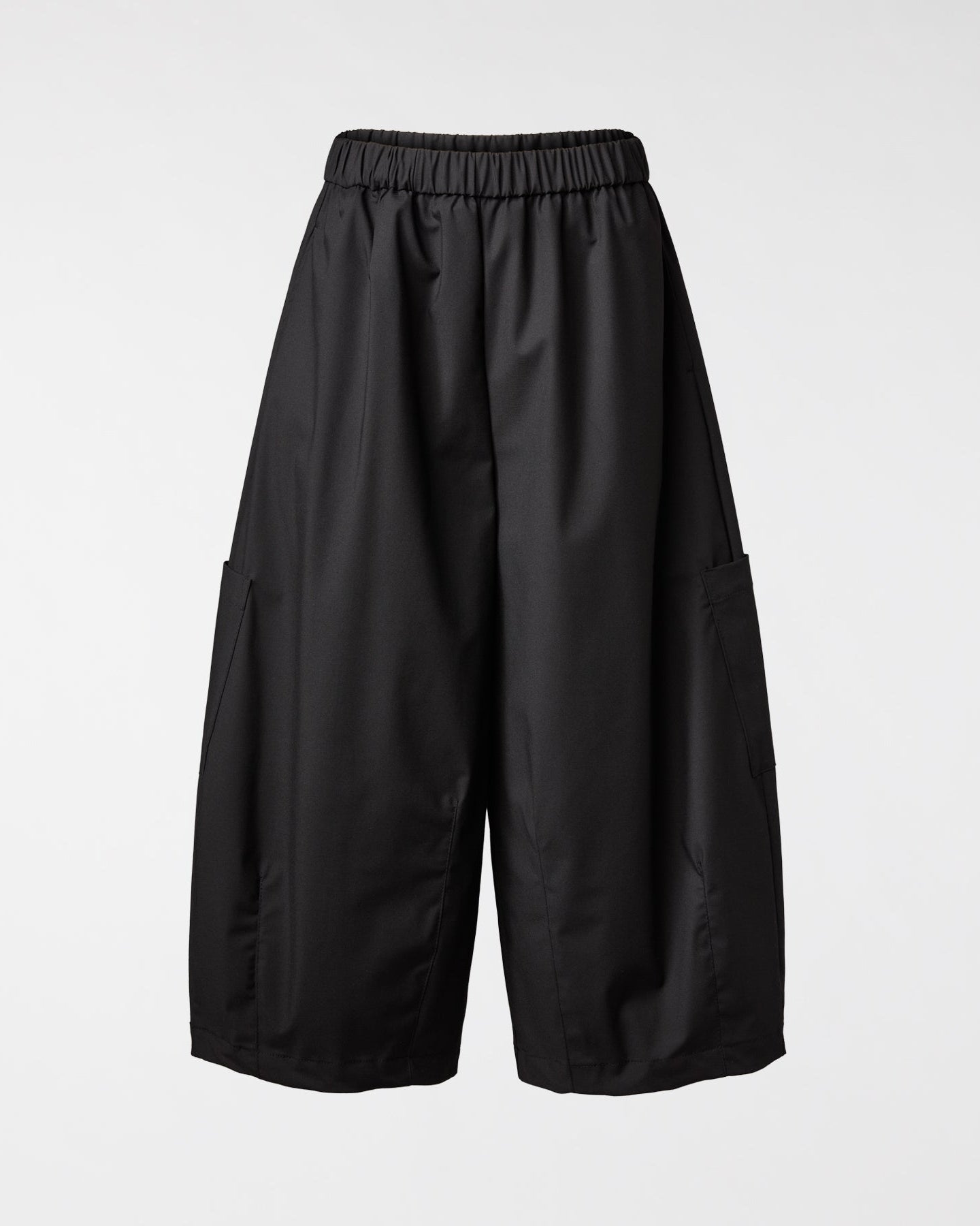 WIDE TROUSERS WITH POCKETS BLACK