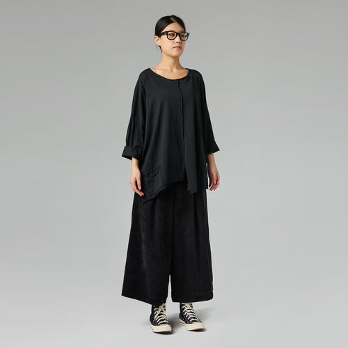 T-SHIRT WITH LITTLE POCKET BLACK