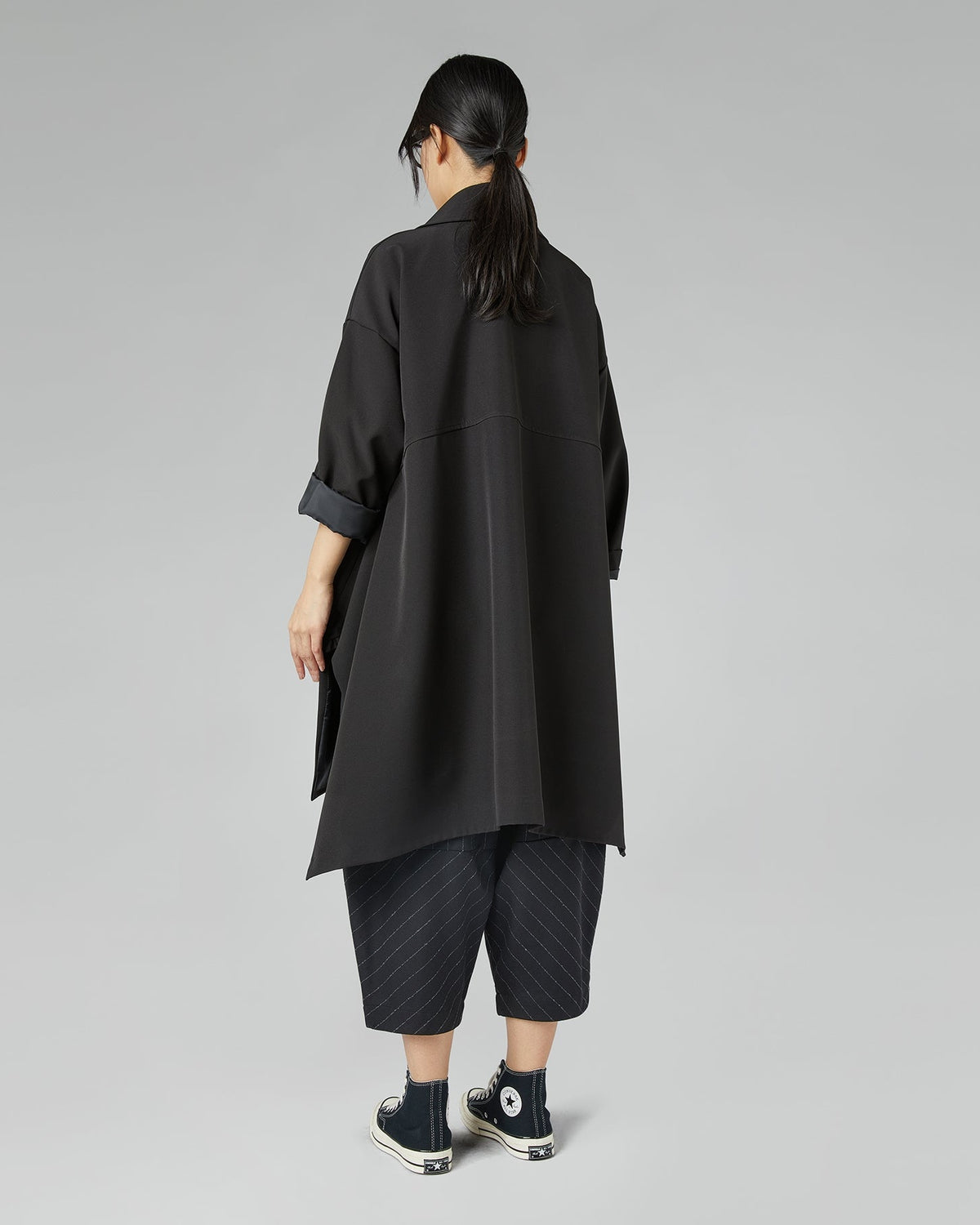 VESTE DOUBLÉE AVEC FENTES