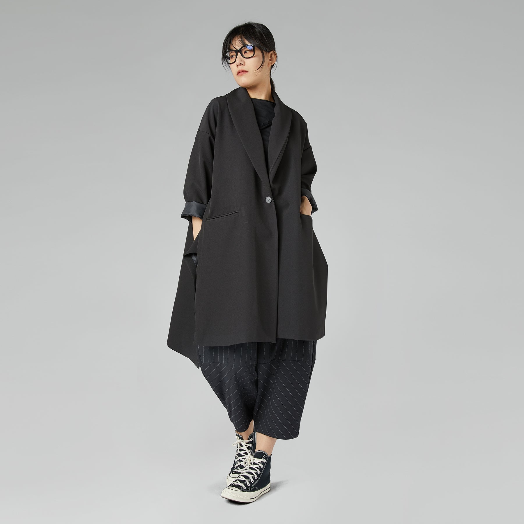 GIACCA FODERATA CON SPACCHI