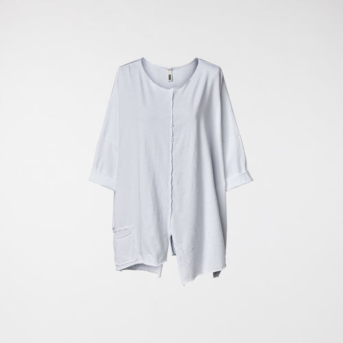 T-SHIRT BLANC À PETITE POCHE