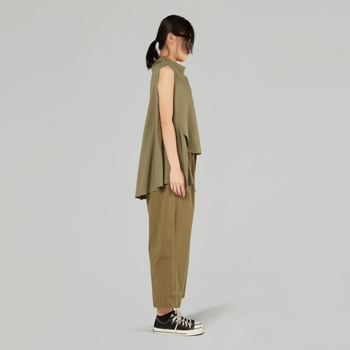 HIGH NECK STRETCH WAISTCOAT WINE