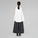 HIGH NECK STRETCH WAISTCOAT WINE