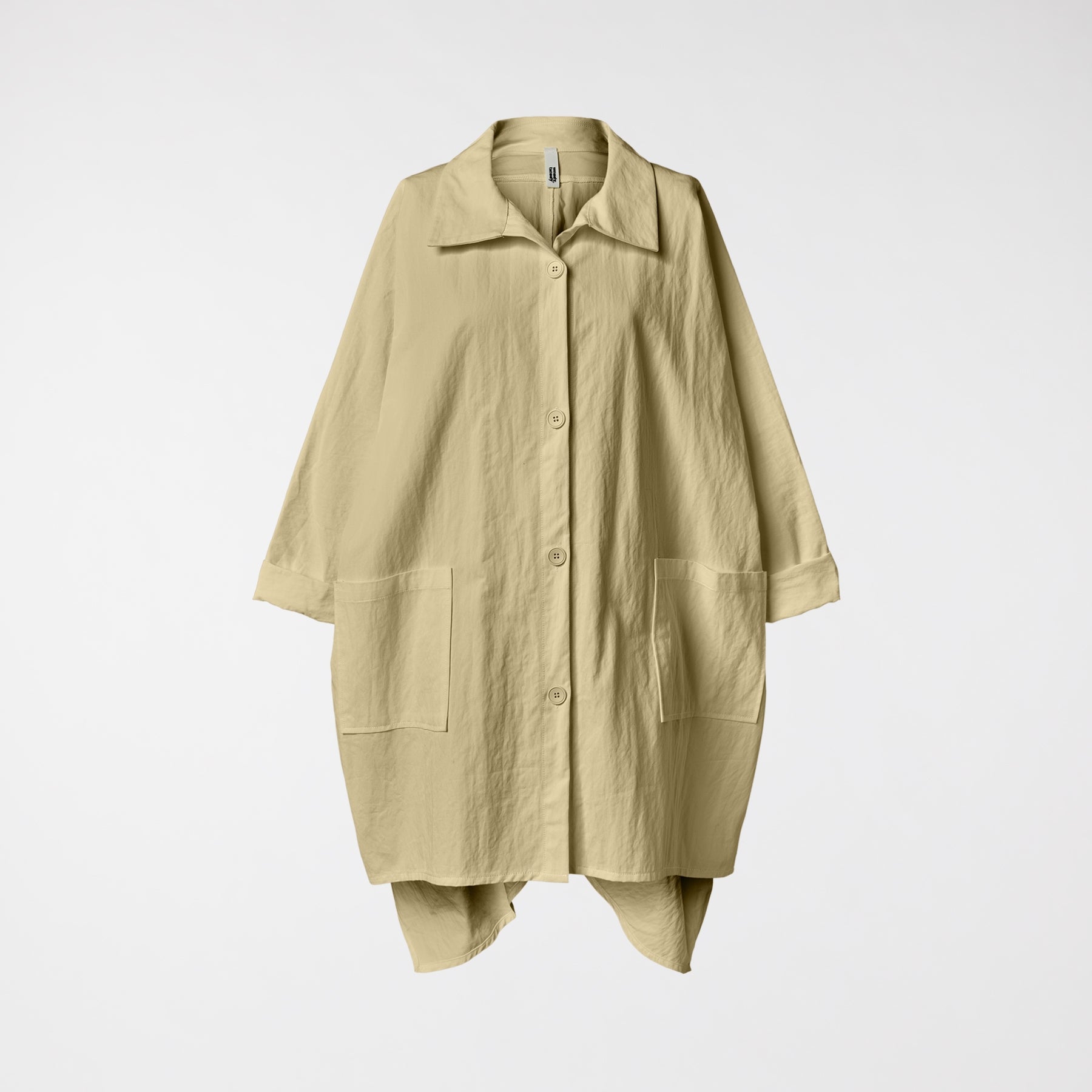 JACKET WITH ATTACHED POCKETS BAMBOO