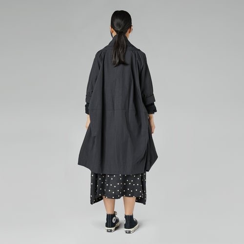 CARDIGAN IN TAFFETA EFFECT FABRIC WHITE