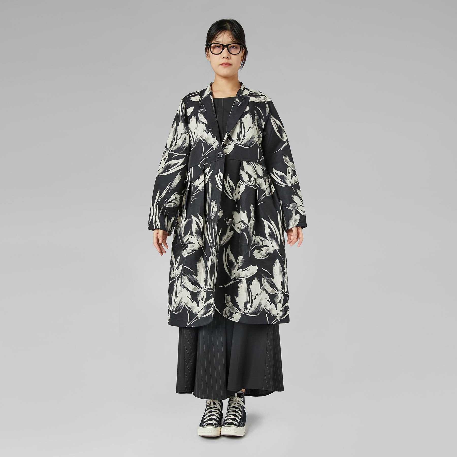 CARDIGAN CON MOTIVO FLOREALE