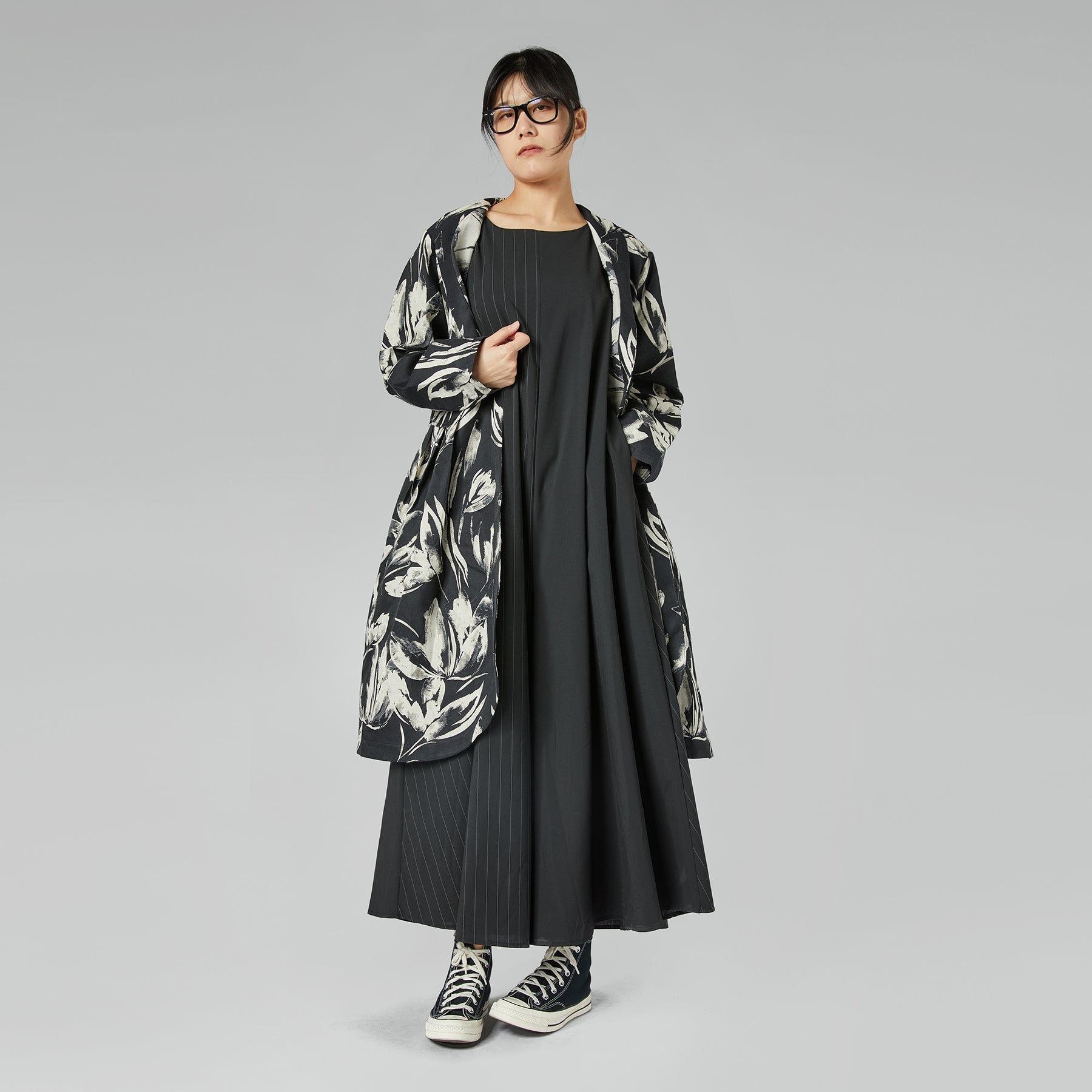 CARDIGAN CON MOTIVO FLOREALE