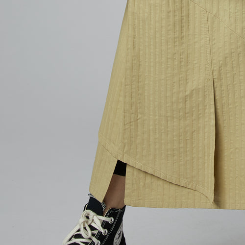 PANTALONI IN TESSUTO DI COTONE SEERSUCKER BIANCO SPORCO