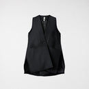 VEST IN RELIEF STRIPED FABRIC