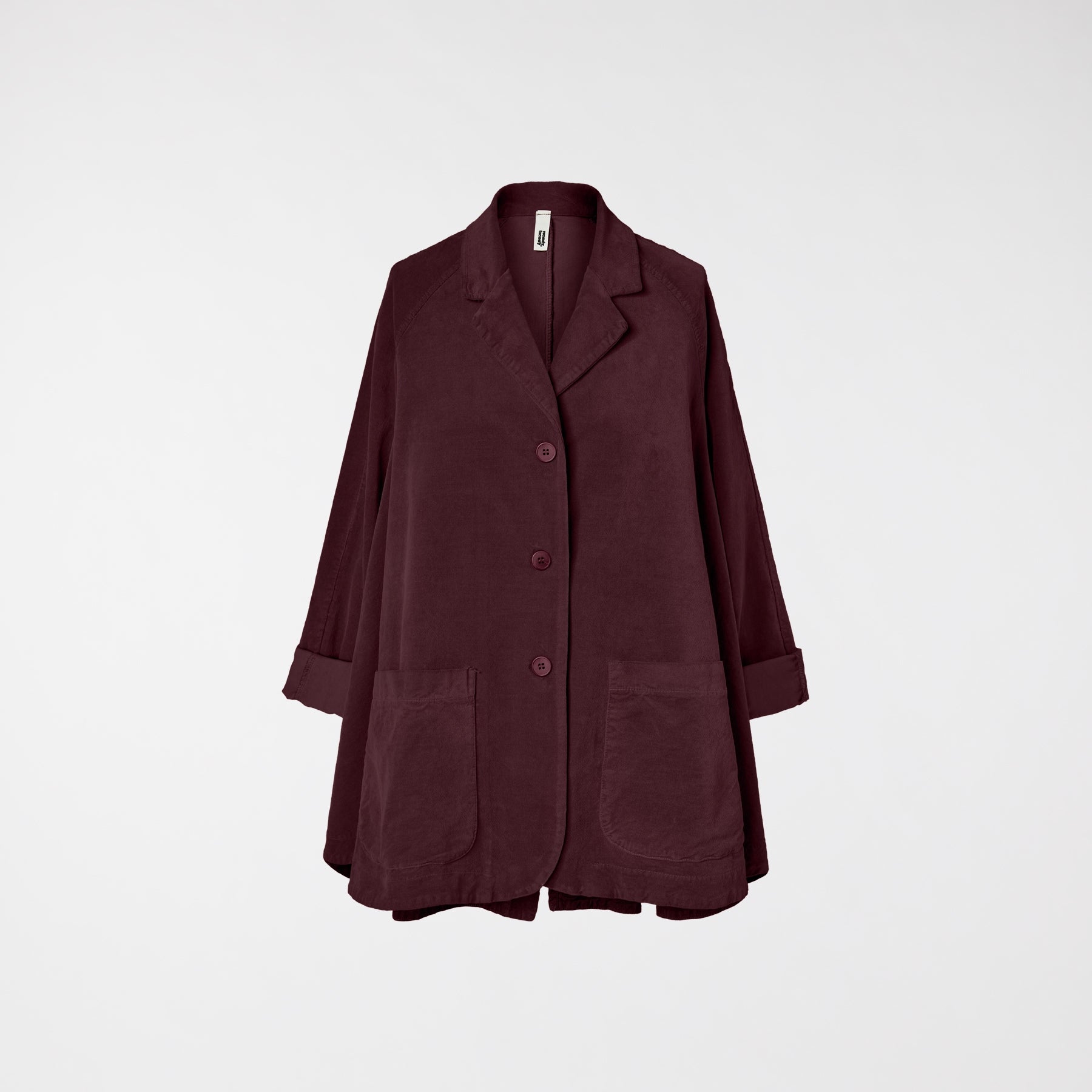 FLARED VELVETY COTTON JACKET