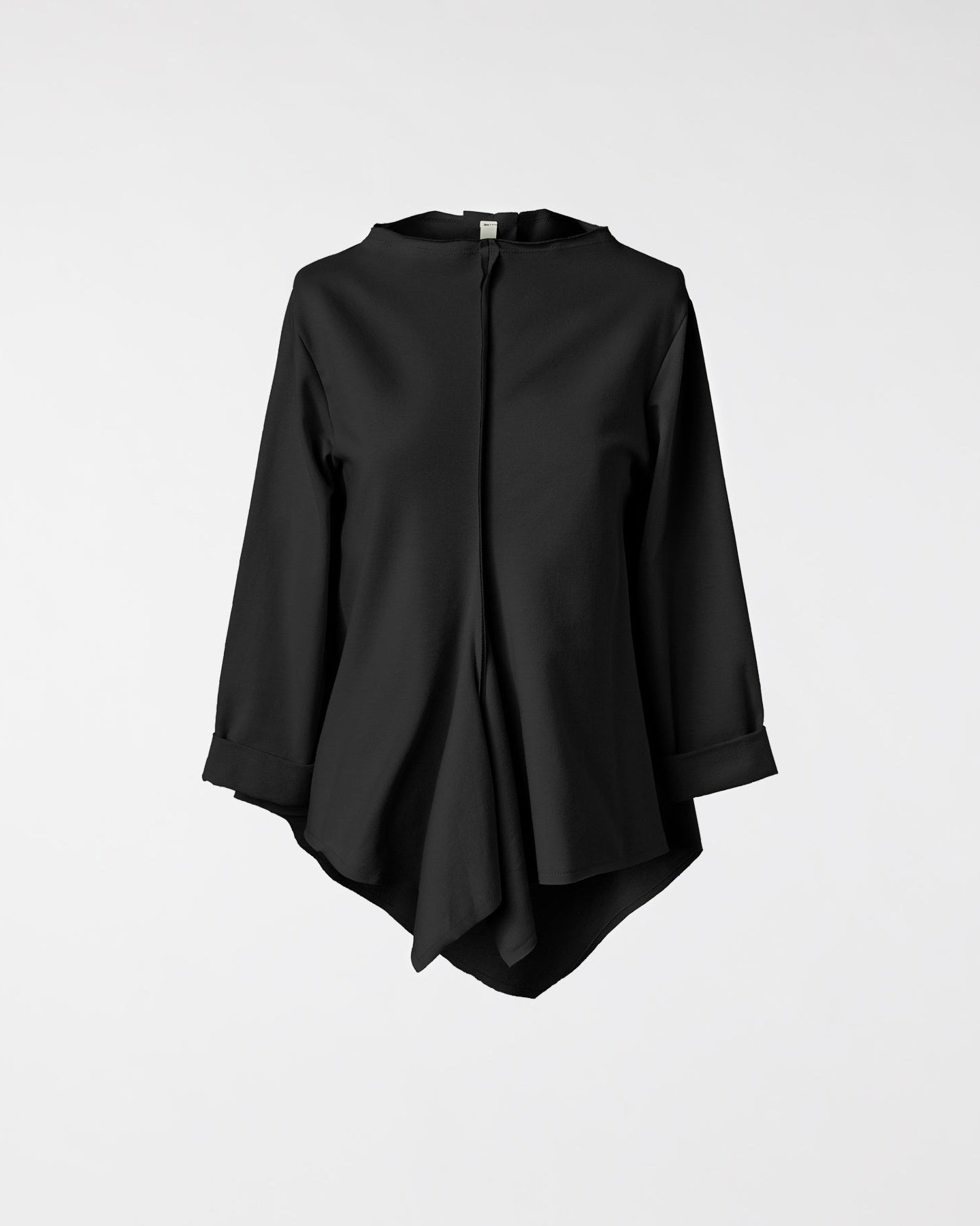 ASYMMETRIC SWEATSHIRT BLACK
