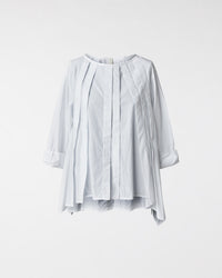 BLUSE MIT FALTEN