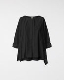 BLUSE MIT FALTEN