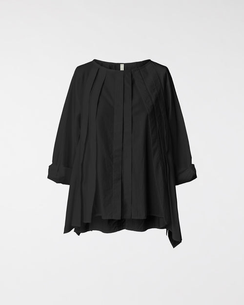 BLUSE MIT FALTEN
