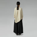 ASYMMETRIC SWEATSHIRT BLACK