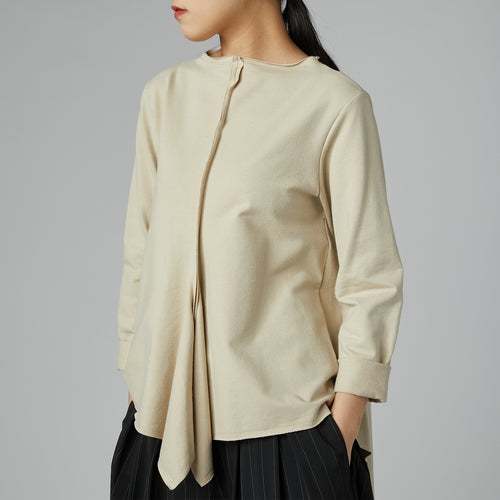 ASYMMETRIC SWEATSHIRT BLACK